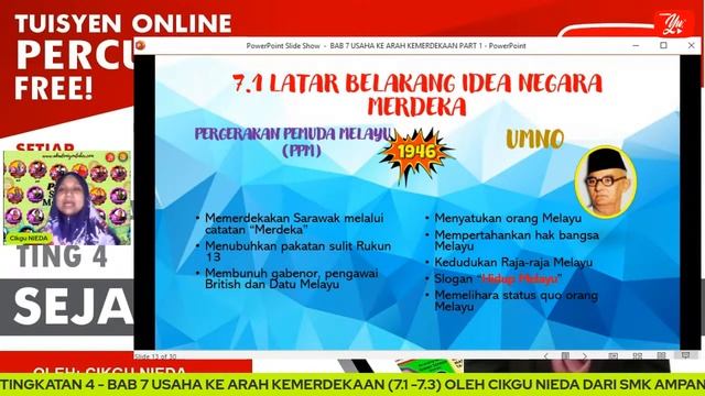 ?[LIVE] SEJARAH KSSM TING.4 - BAB 7.1 OLEH CIKGU NIEDA #23 #TUISYENPERCUMA смотреть онлайн