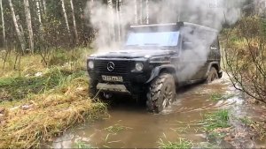 Жесточайший оффроад на Гелике.