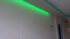 LED подсветка установленная в коробе