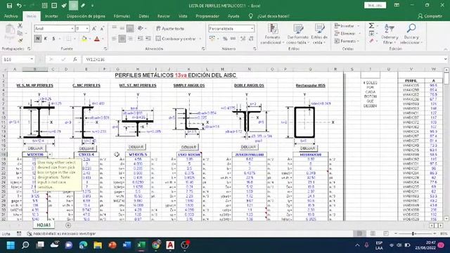 Excel que Dibuja Perfiles metálicos en AutoCAD AUTOMATICAMENTE смотреть онлайн