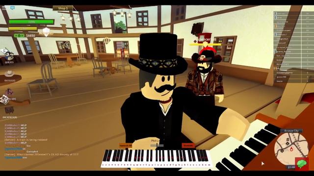 Playing the ussr anthem in Wild West #gaming #roblox смотреть онлайн
