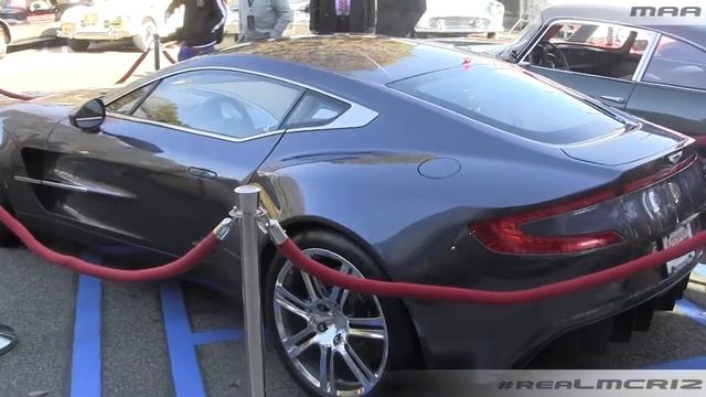 Aston Martin One-77 || Ferrari P4/5 - Walkaround - Manhasset Concours смотреть онлайн