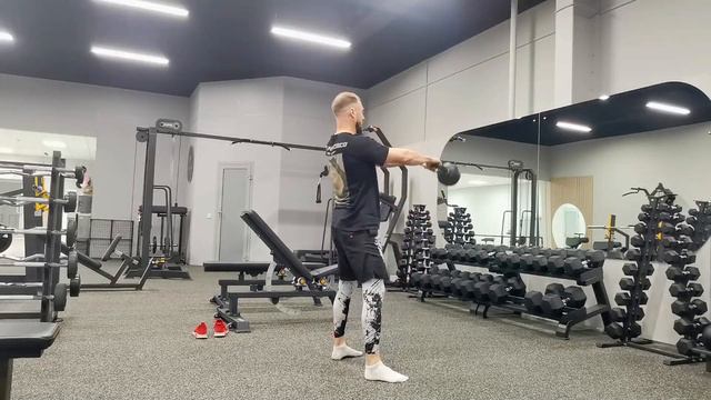 Комплекс с гирей 16 кг. "100 махов" смотреть онлайн