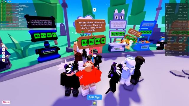 24 ЧАСА В PLS DONATE! Сколько я заработаю робуксов в ROBLOX смотреть онлайн