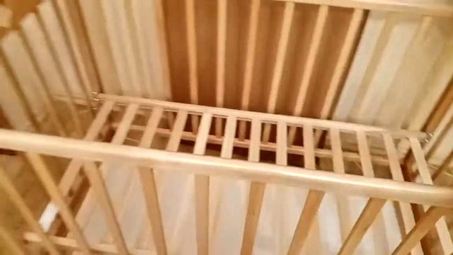 Сборка детской кроватки с поперечным маятником смотреть онлайн