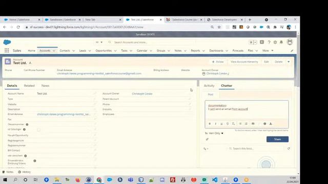 Salesforce courses - Create Accounts and send Emails смотреть онлайн