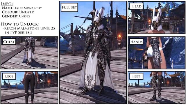 FFXIV: False Monarchy Set: All Races + Dyes showcase смотреть онлайн