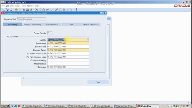 Oracle apps Financials R12 AP Invoice Accounting entry смотреть онлайн