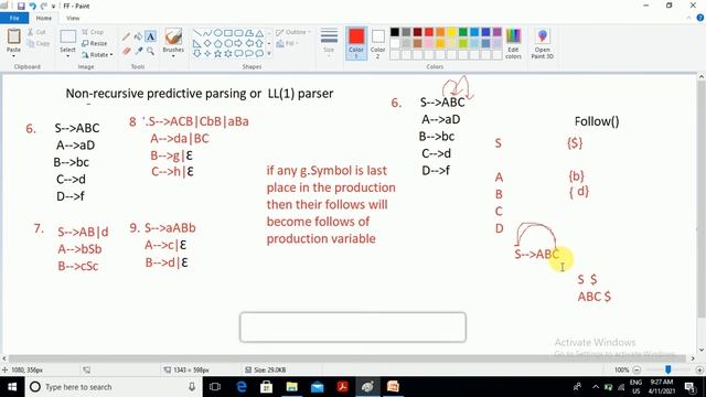 Follow Lecture -3|Top Down Parsing| Compiler Design смотреть онлайн
