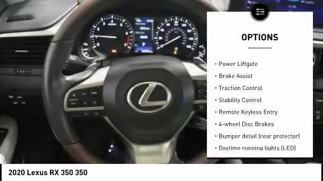 2020 Lexus RX 350 Cedar Falls IA UH20574 смотреть онлайн