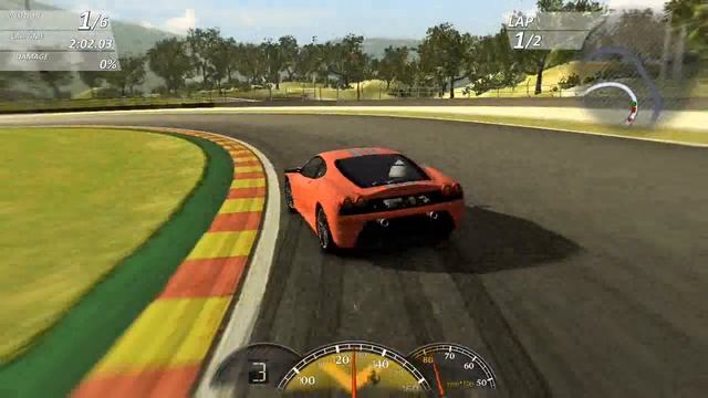 Ferrari Virtual Race gameplay race 2 sapphire HD3450 1gb HM 256Mb DDR2 смотреть онлайн