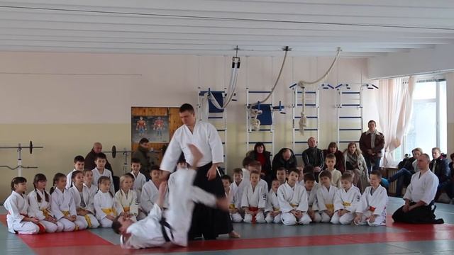 Детский семинар айкидо йошинкан додзе "Шусенкан". Украина, Киев. смотреть онлайн