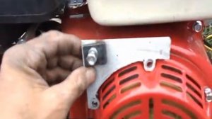 Мотоблок КРОТ. Замена двигателя на лифан. A converted cultivator. Engine change.