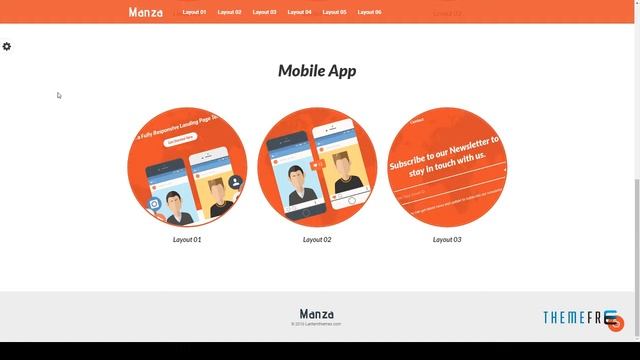 Manza - Responsive Bootstrap Landing Page Template Monte Cy смотреть онлайн