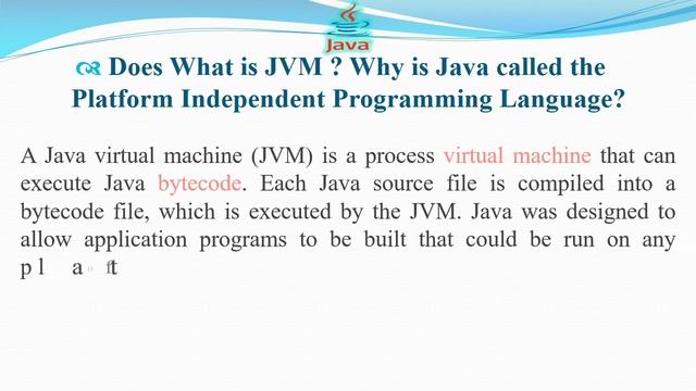 What is JVM? Why is Java called the Platform Independent programming language? | JAVA INTERVIEW смотреть онлайн
