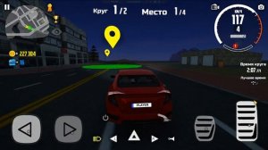 Прохождение Car Simulator 2 #12 ➤ Кольцо: Ночной заезд