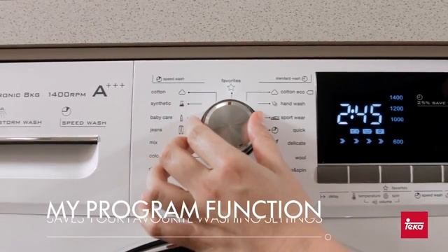 Teka laundry: A SPA for your most delicate garments with maximum energy saving смотреть онлайн