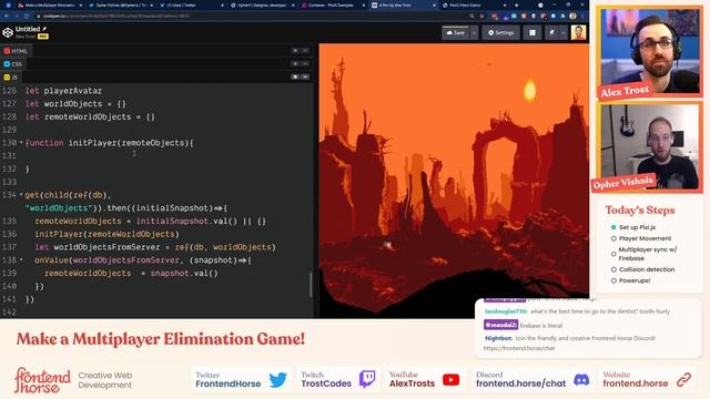 Make a Multiplayer Elimination Game w/ Firebase + Pixi.js - Opher Vishnia смотреть онлайн