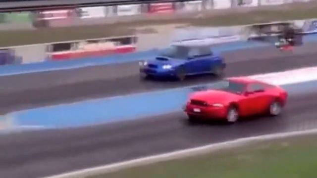 Two world-class rally car Subaru Forester, and the Ford Mustang the best смотреть онлайн