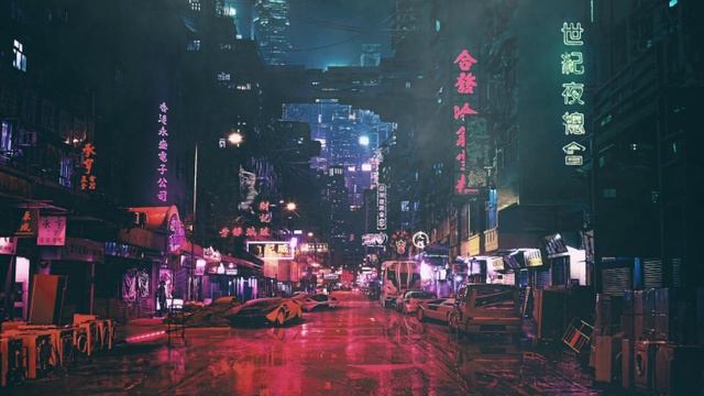 Cyberpunk Theme Live Wallpaper City 2022 - 2077 HD SFX (1 HOUR) - Part 2 смотреть онлайн