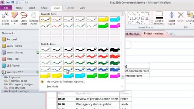 Take effective meeting minutes in Microsoft OneNote 2010 смотреть онлайн