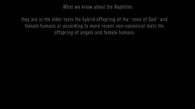 What's the deal with the Nephilim? смотреть онлайн