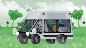 Банда едет на своей новой маршрутке