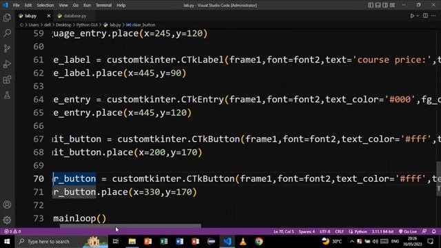 PYTHON DATA ENTRY & SEARCH CUSTOMTKINTER MODERN TKINTER PROJECT WITH SQLITE3 DATABASE смотреть онлайн