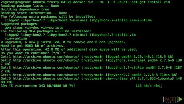 Beginning Docker: Running the Containerized Commands | packtpub.com смотреть онлайн