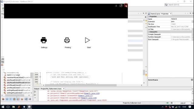 Java Netbeans Maximized Bordeless Window - Netbeans GUI Builder смотреть онлайн