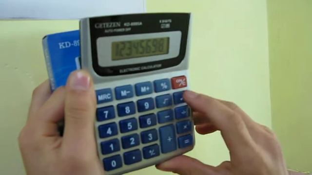 Калькулятор GITEZEN модель KD8985A смотреть онлайн