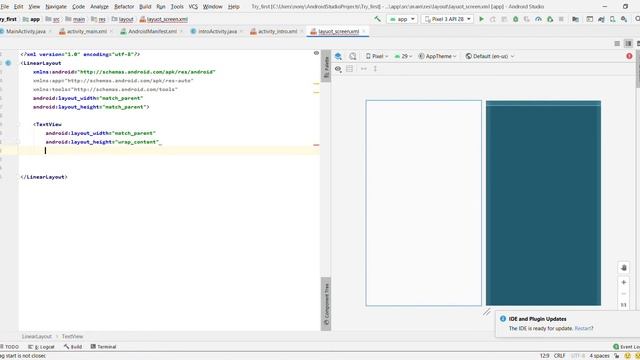 TextView in Android studio смотреть онлайн