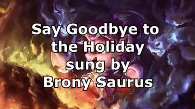 Say goodbye to the holiday and Luna's future song cover смотреть онлайн