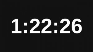 2 Hour 45 Minute Timer - 165 Minute Countdown Timer