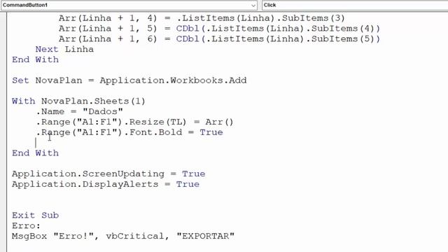 Exportar DADOS de Listview VBA para OUTRA Planilha Excel e Salvar Arquivo смотреть онлайн