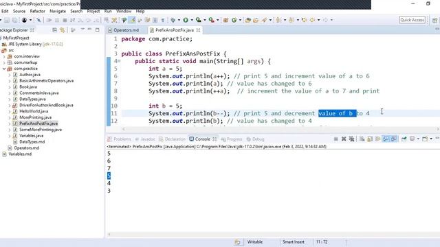 8.2 Prefix Postfix and Compound Assignment Operator | Learn java programming from beginning. смотреть онлайн
