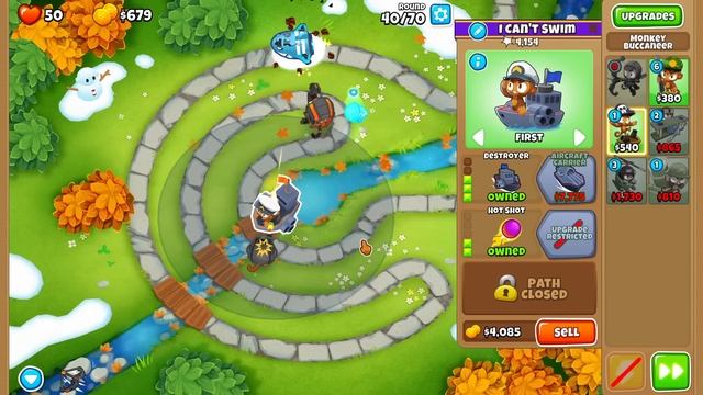 BTD6 Odyssey ?EXTREME Mode?No Monkey Knowledge || Aerial Support