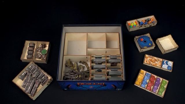 How it Fits inside? - Descent Legends of Dark | Descent Organizer смотреть онлайн