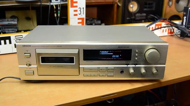 DENON DRM-555 Tape Deck Vintage denon audio cassette deck kazetový magnetofon