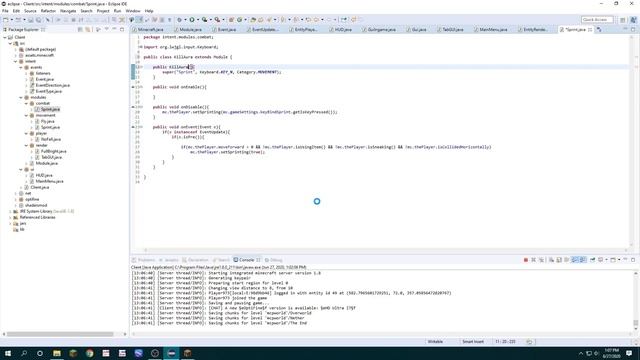 How to Code a Minecraft 1.8 Hacked Client | Episode 5 смотреть онлайн