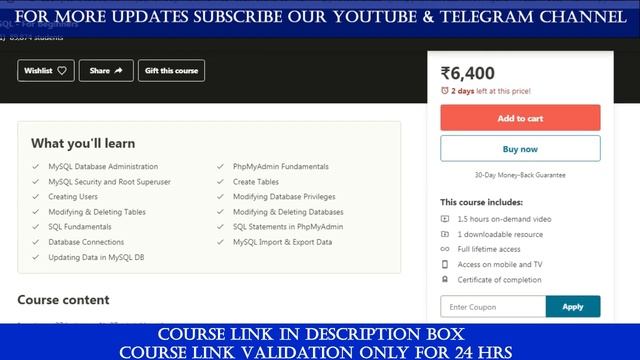 free ! free ! Udemy Courses (agile-project / jquery / php-for-beginners / mysql /agile-kanban / ) смотреть онлайн