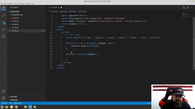 Web Dev 9 - 6 Javascript Loops смотреть онлайн