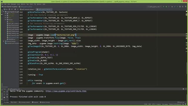 OpenGL in python e08 - pygame cube and window|context resize смотреть онлайн