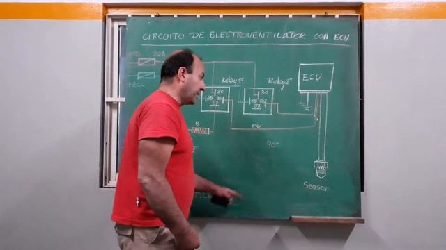 Circuito de electroventilador comandado por ECU смотреть онлайн