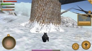 СИМУЛЯТОР БЕЛКИ #4 Черная темная белка Кида. Новый дом. Зима и Лето на пурумчата