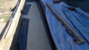 Строительство дома своими руками. Т-образный  ленточный фундамент. Часть 1