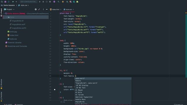 Как подключить локальные шрифты смотреть онлайн