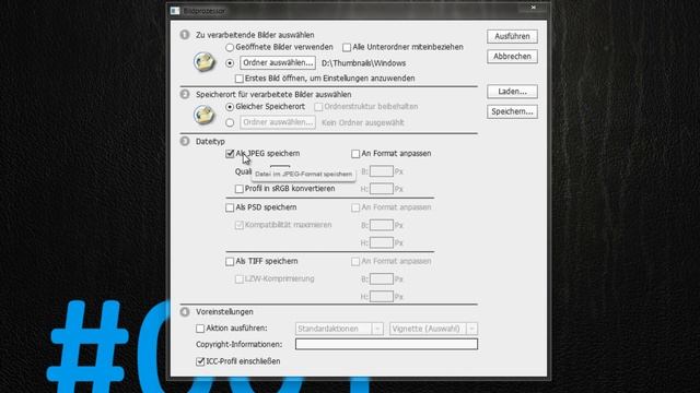 Windows Tutorial #004 : PSD Dateien mit Photoshop als JPG speichern [HD 1080p] (German/Deutsch) смотреть онлайн