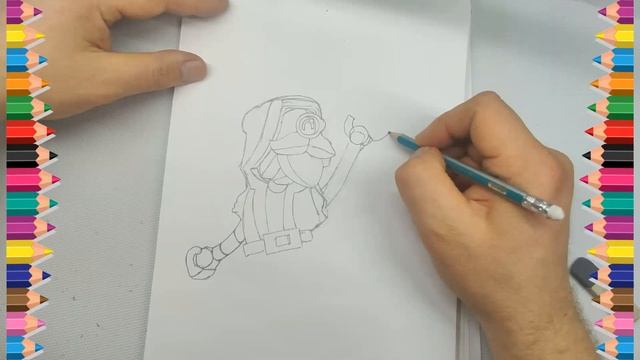 Как нарисовать Волшебник Барли - Бравл Старс - How to draw Wizard Barley - Brawl Stars смотреть онлайн