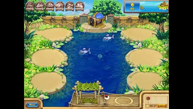 Farm Frenzy 3 Gone Fishing Level 1 смотреть онлайн
